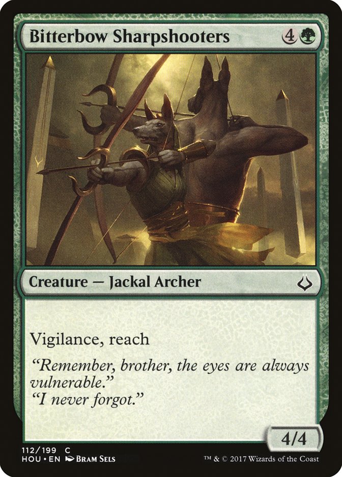 Hour of Devastation Bitterbow Sharpshooters #112 Card Front