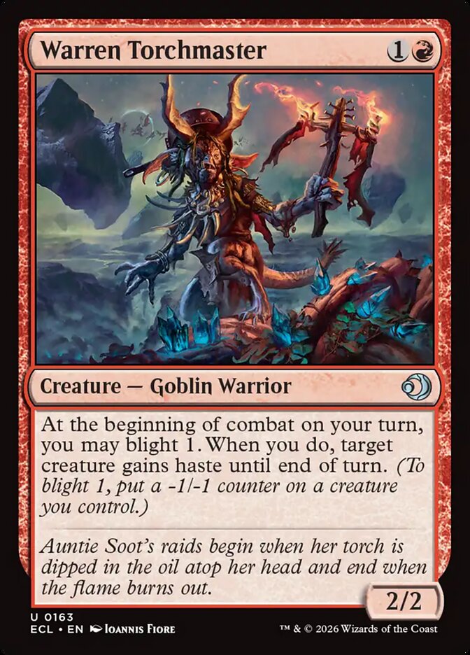 Warren Torchmaster Lorwyn Eclipsed #163