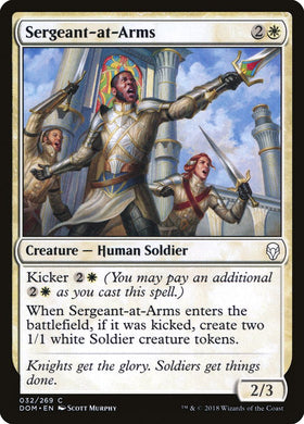 Sergeant-at-Arms Dominaria #032