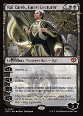 Ral Zarek, Guest Lecturer Secret...