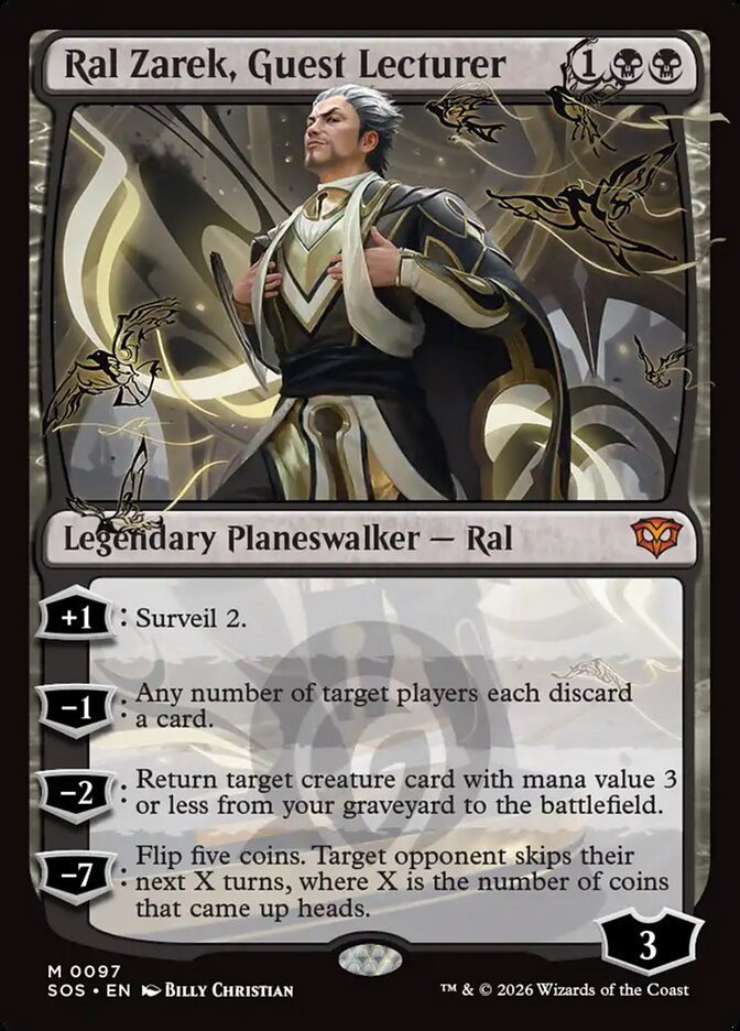 Ral Zarek, Guest Lecturer Secrets of Strixhaven #097Card Front