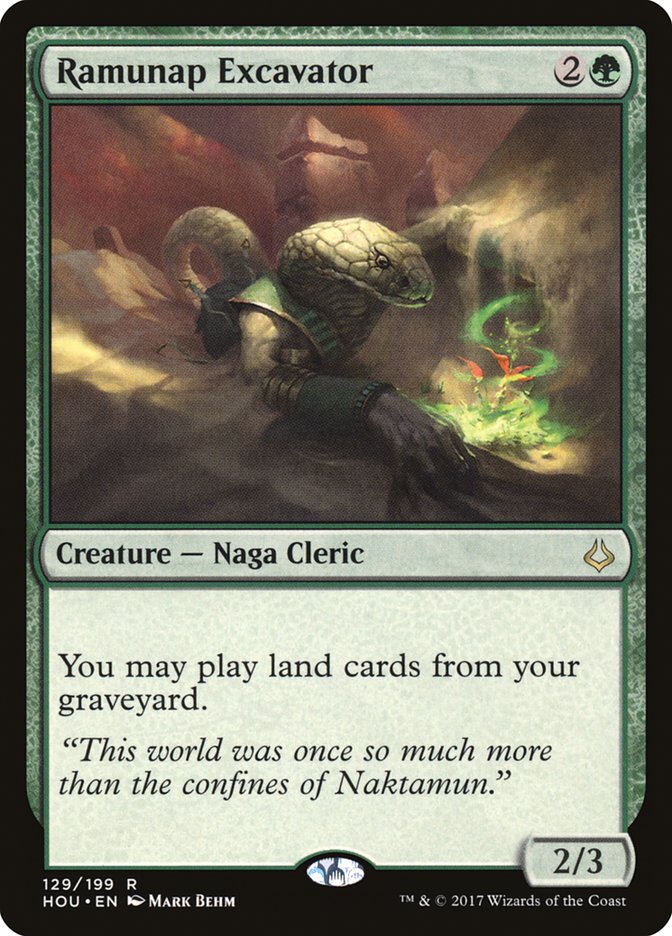 Hour of Devastation Ramunap Excavator #129 Card Front