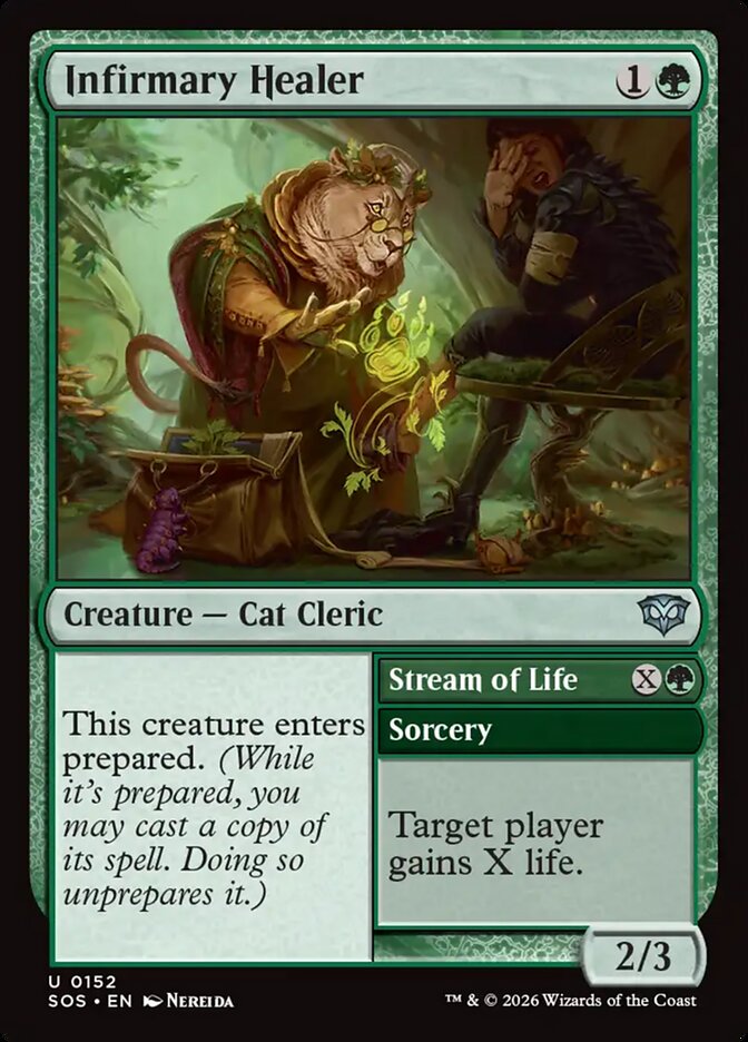 Infirmary Healer // Stream of Life Secrets of Strixhaven #152Card Front