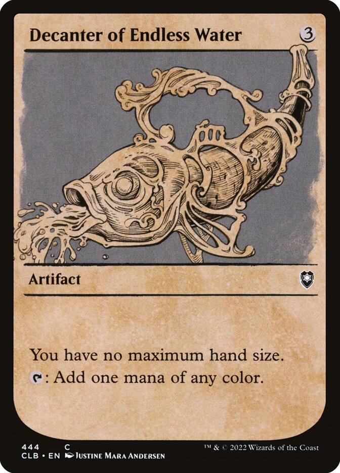 Decanter of Endless Water - Commander Legends #444 Card Front
