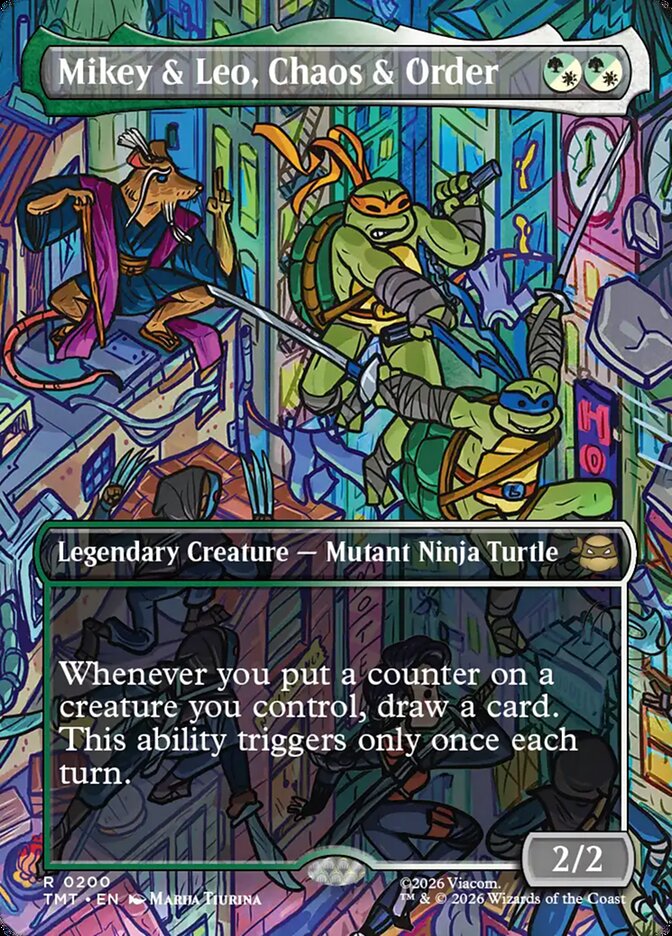 Mikey & Leo, Chaos & Order Borderless Scene #200