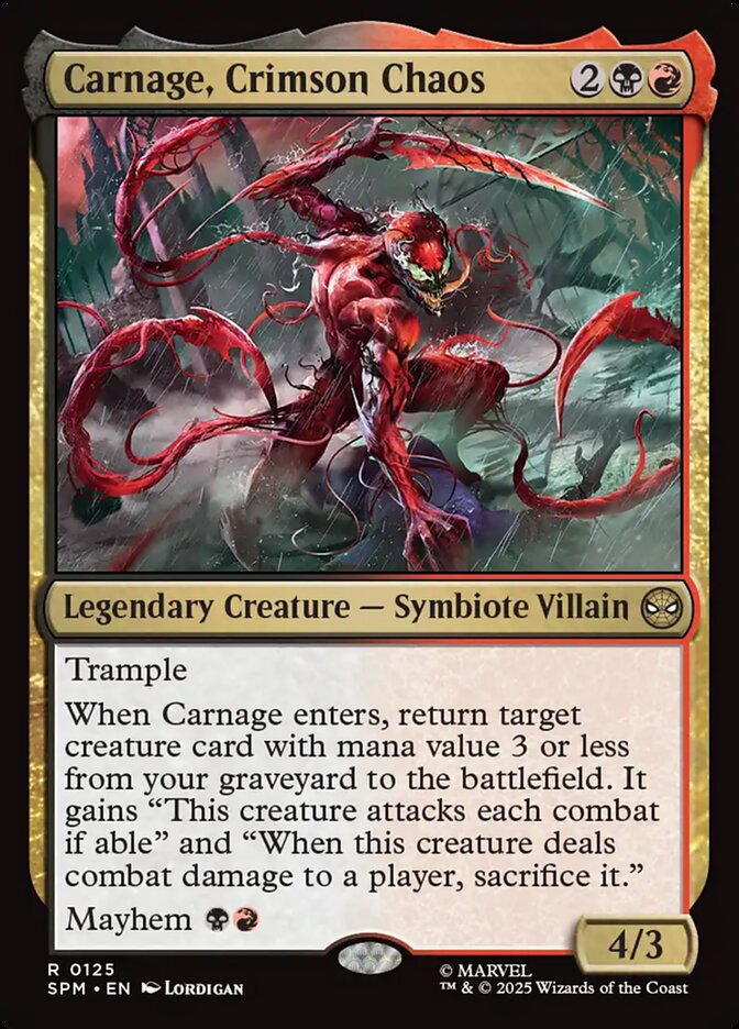 Carnage, Crimson Chaos - Spider-Man #125