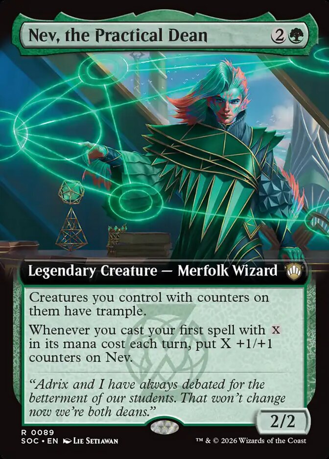 Nev, the Practical Dean Extended Art SOS Commander #041