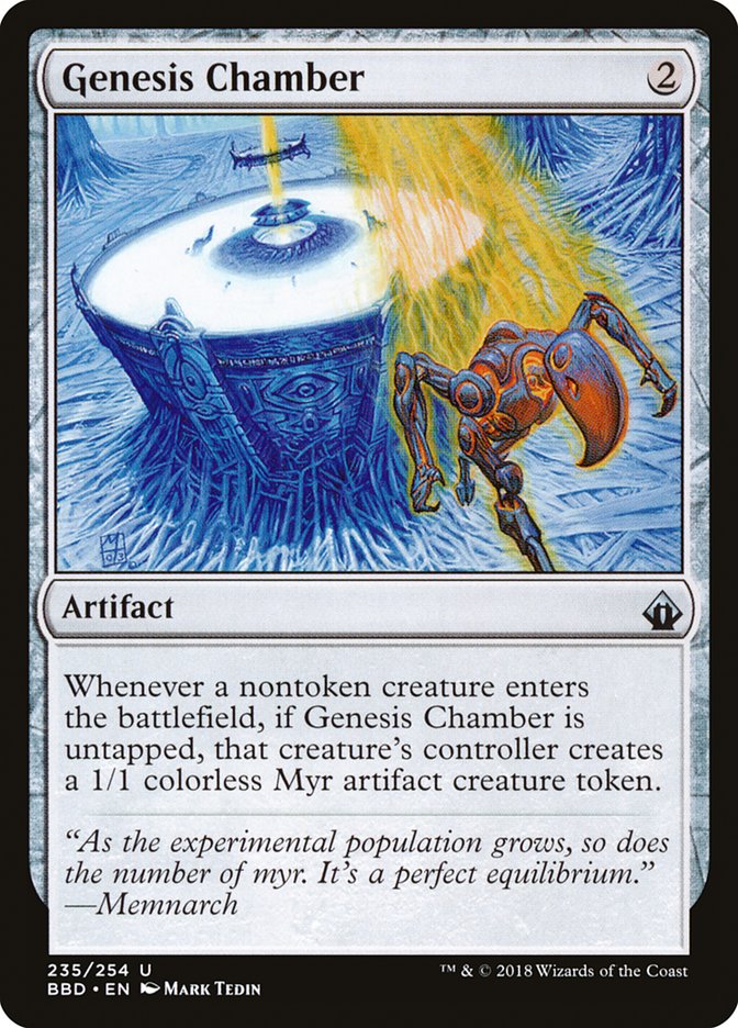 Genesis Chamber Battlebond #235 | Magic! The Gathering Single