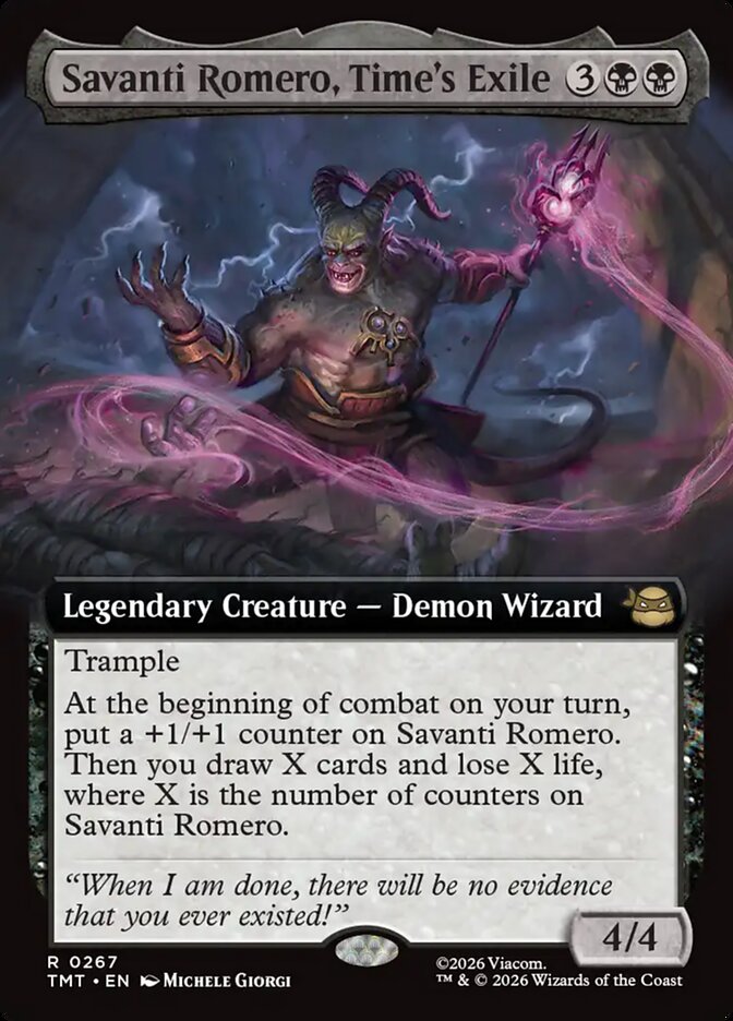 Savanti Romero, Time's Exile Extended Art #267