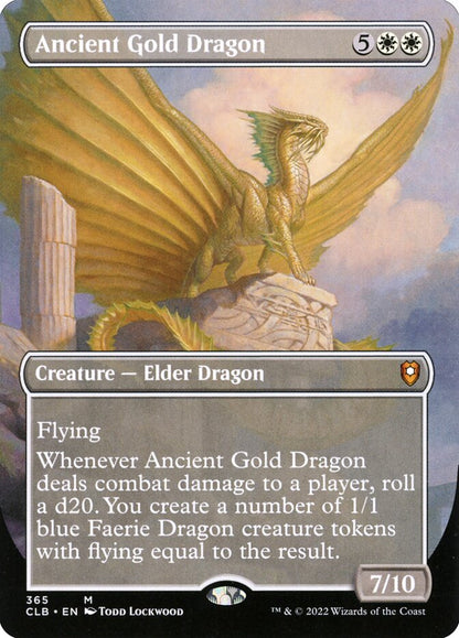 Ancient Gold Dragon - Commander Legends #365 Card Front