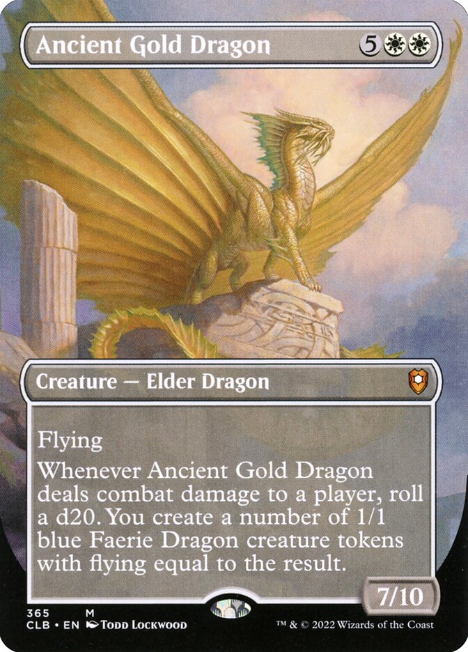 Ancient Gold Dragon - Commander Legends #365