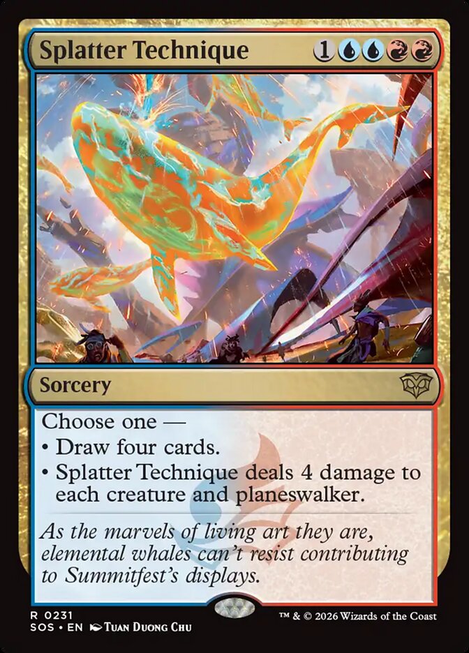 Splatter Technique Secrets of Strixhaven #231Card Front