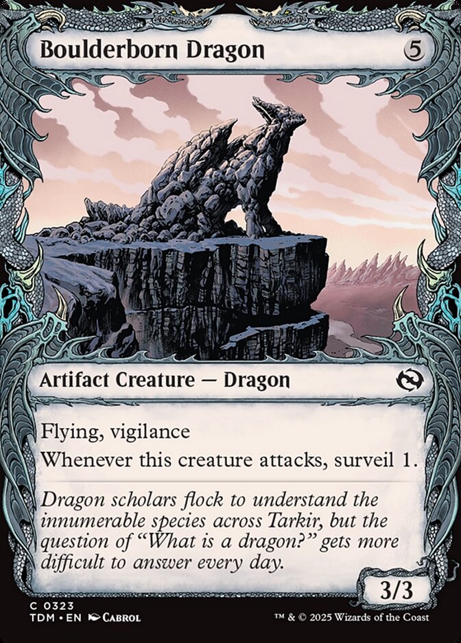 Showcase Boulderborn Dragon Tarkir Dragonstorm #323