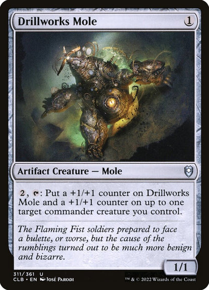 Drillworks Mole - Commander Legends #311 Card Front