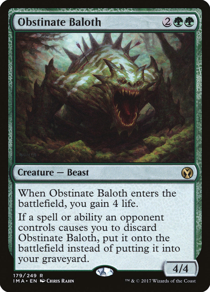 Obstinate Baloth - Iconic Masters #179