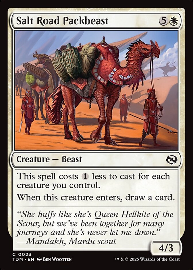 Salt Road Packbeast Tarkir Dragonstorm #023