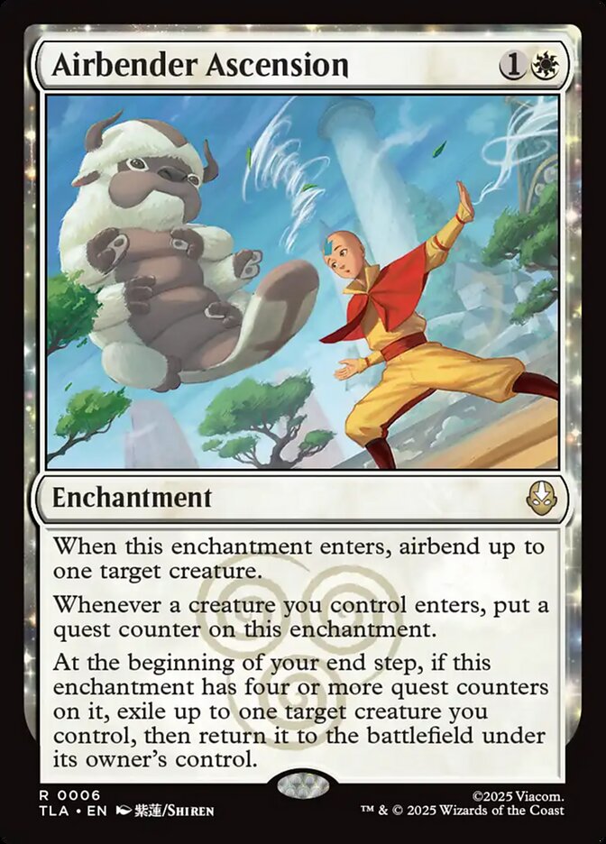 Airbender Ascension Avatar The Last Airbender #006 MTG Single Card Front