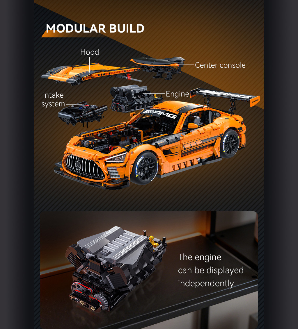 CaDA Master Mercedes-AMG GT3 - 1:8 Scale Model Kit