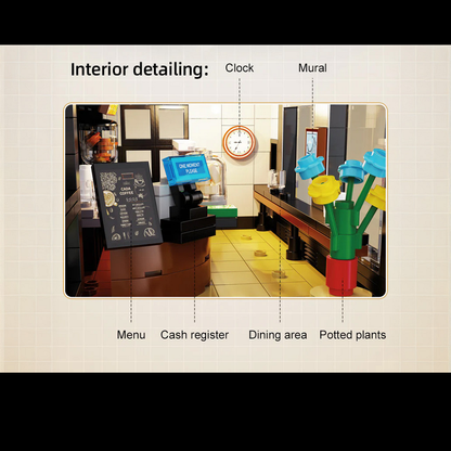 Street Coffee House - Cada Brick Kit