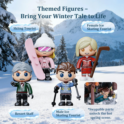 Mountain Summit Ski Cabin - Pantasy Brick Kit