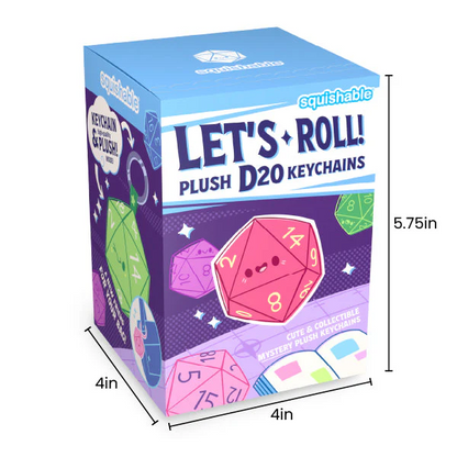 Squishable D20 Blind Box -Plush Keyring Series 1