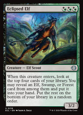 Eclipsed Elf Lorwyn Eclipsed #218