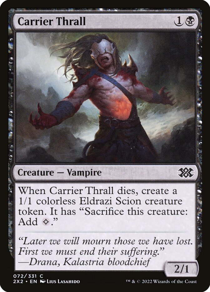 Carrier Thrall Double Masters 2 #072 | MTG Singles