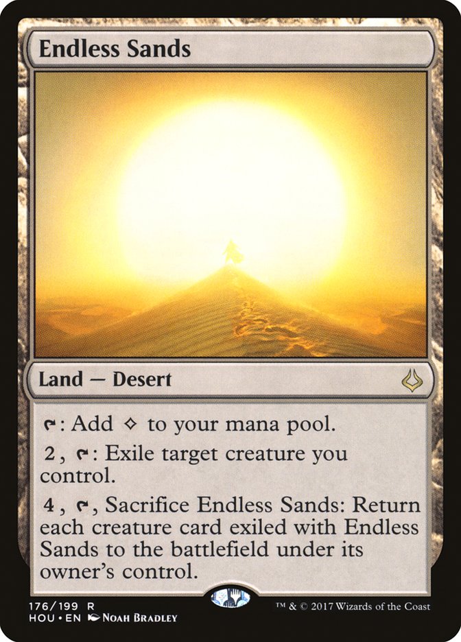 Hour of Devastation Endless Sands #176 Card Front