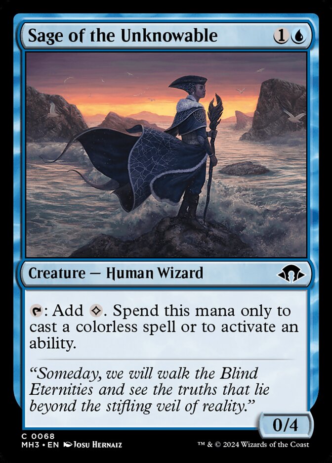 Sage of the Unknowable MTG Single | MH3 #068