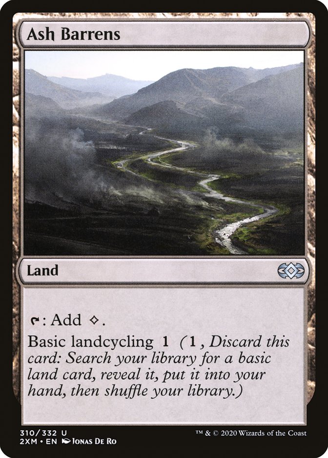 Ash Barrens Double Masters #310 Card Front