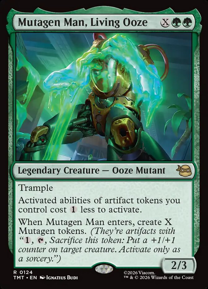Mutagen Man, Living Ooze Teenage Mutant Ninja Turtles #124