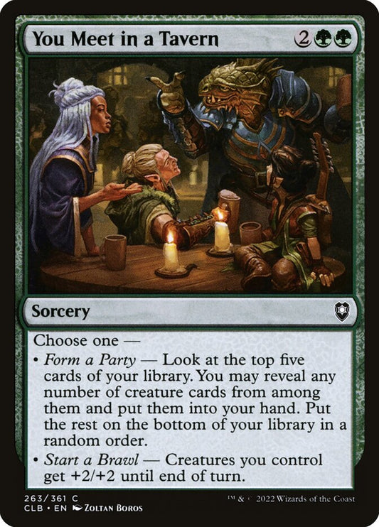 You Meet in a Tavern - Commander...