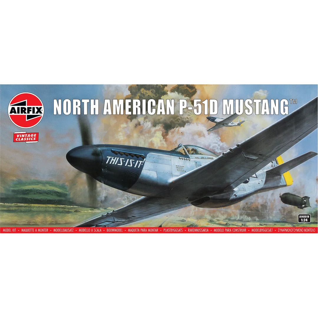 1:24 Airfix North American F-51D Mustang Model Kit