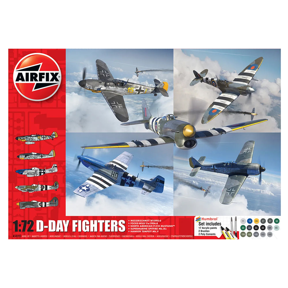 Airfix D-Day Fighters 1/72 Scale Model Set