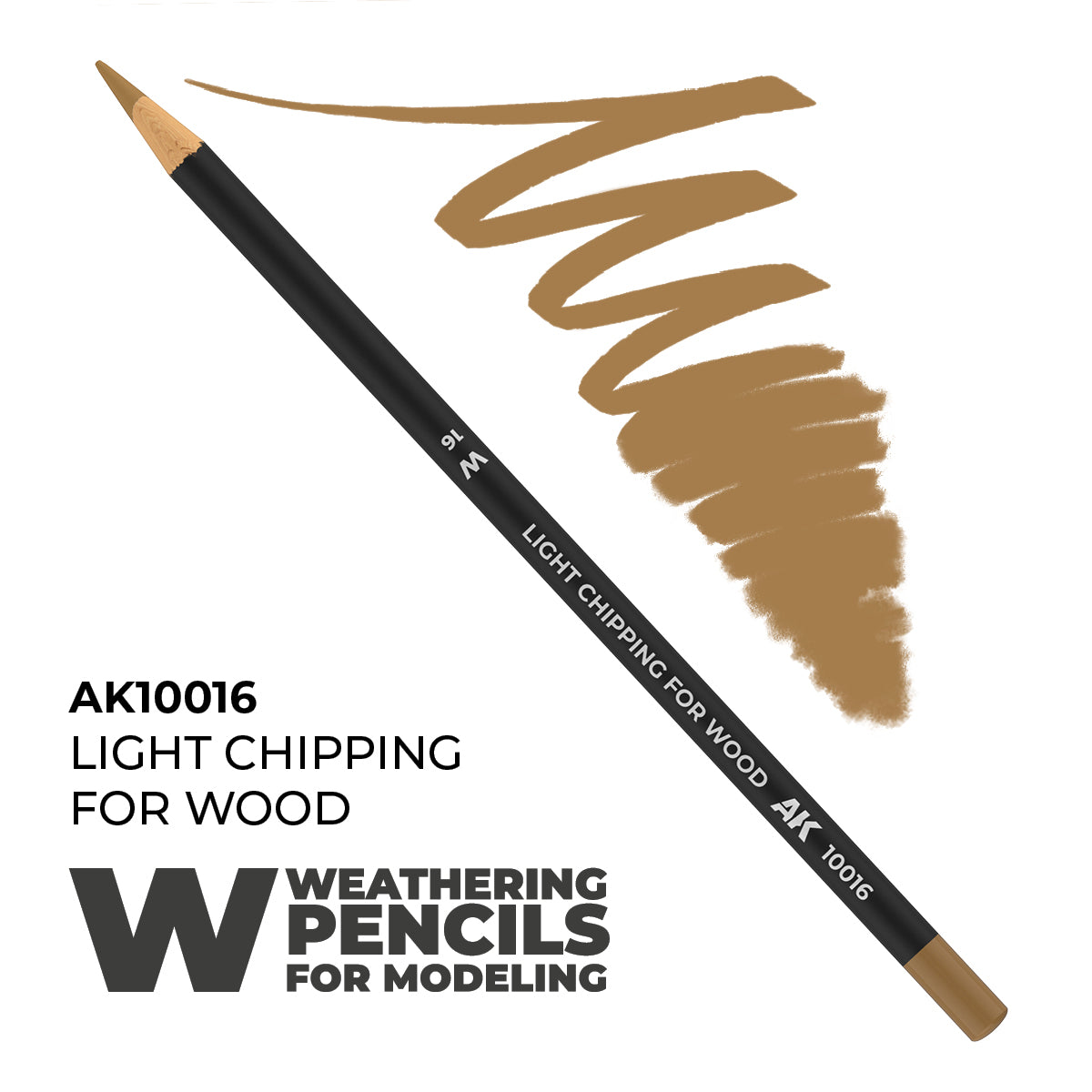 AK Interactive Weathering Pencil - Light Wood Chipping AK10016