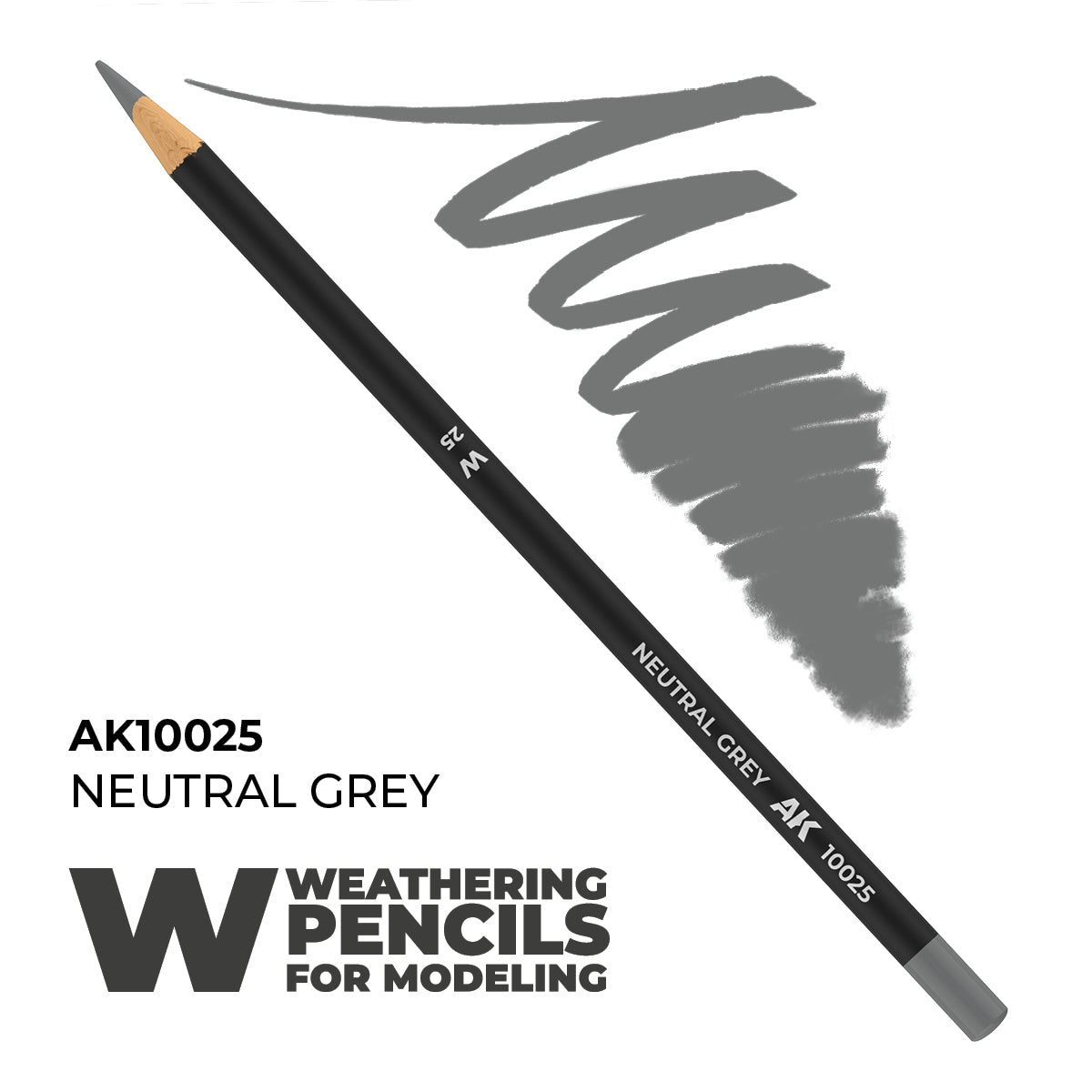 AK Interactive Weathering Pencil - Neutral Grey AK10025