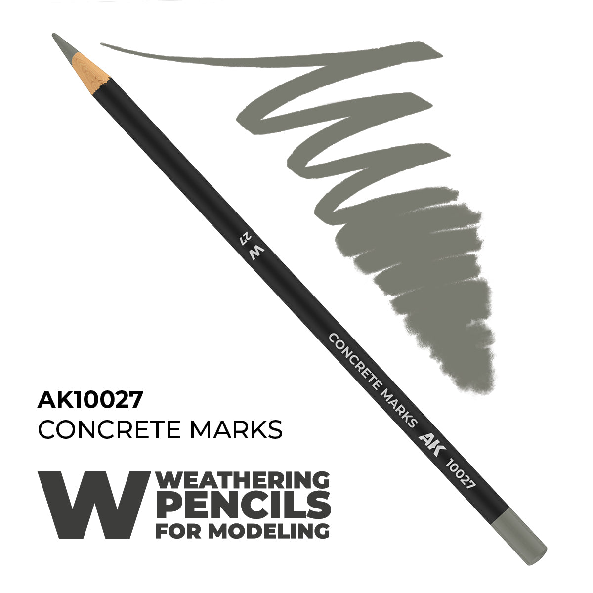 AK Interactive Weathering Pencil - Concrete Marks AK10027
