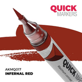AK Quick Markers Infernal Red