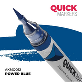 Quick Markers power blue marker ...