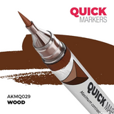 Quick Markers marker with brown ...