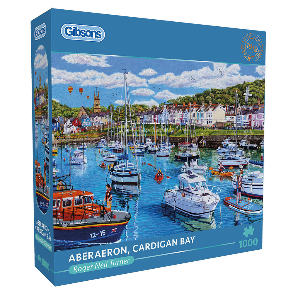 Aberaeron Cardigan Bay 1000 Piece Jigsaw Puzzle