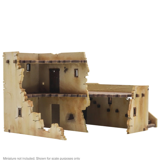 Adobe Building Ruins MDF Wargami...