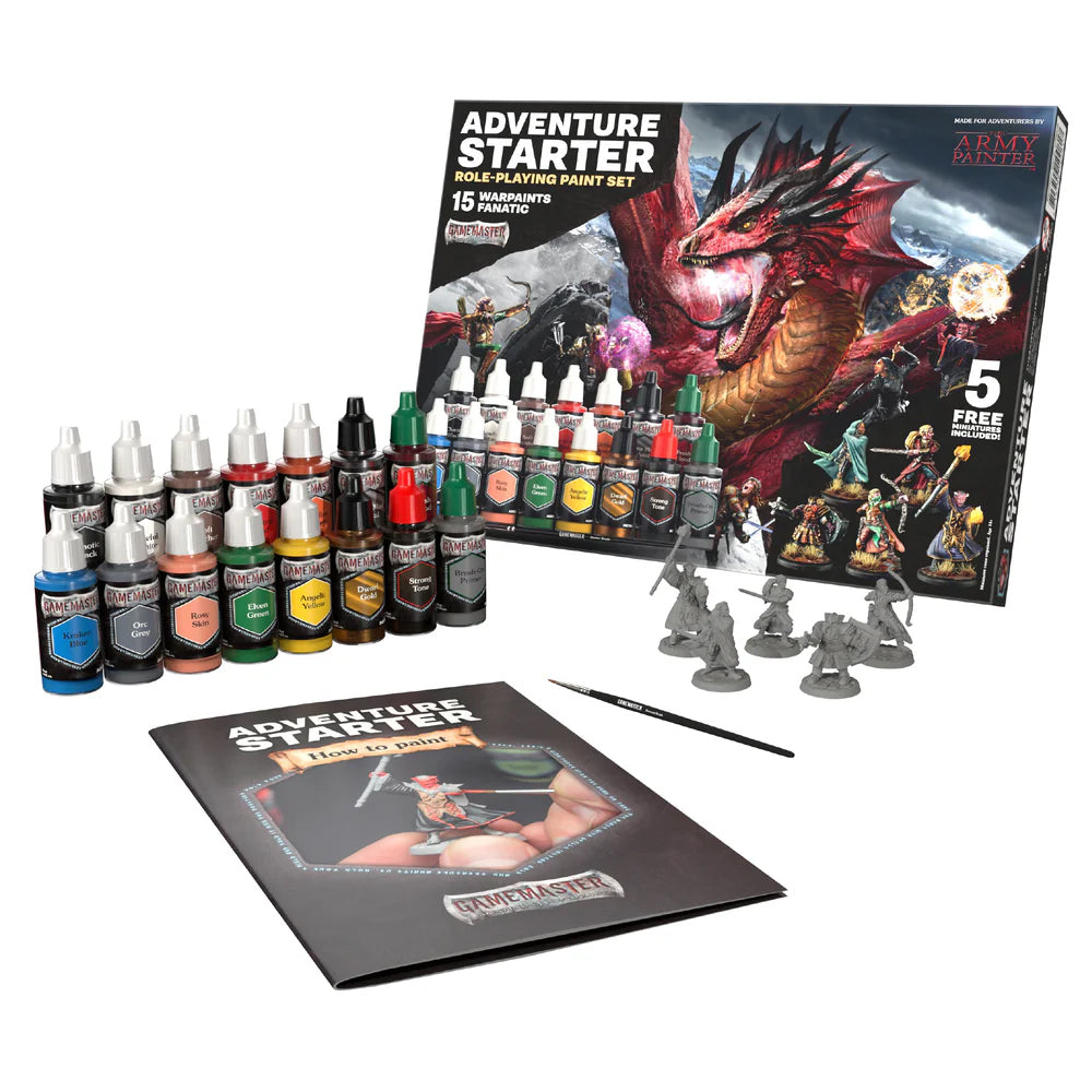 Adventure Starter Paint Set Contents