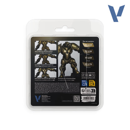 Vallejo TMM Aged Metal Set Packaging Information
