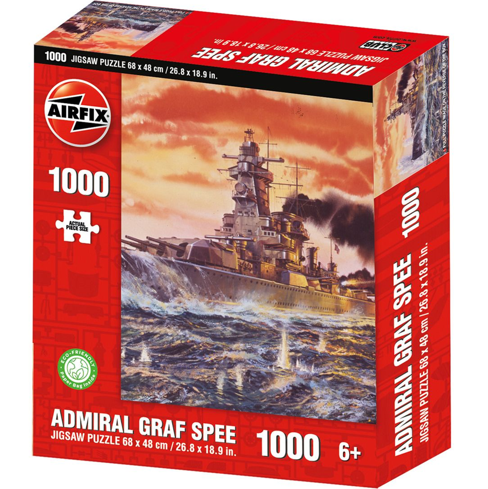 Airfix Admiral Graf Spee 1000 piece jigsaw puzzle German pocket battleship
