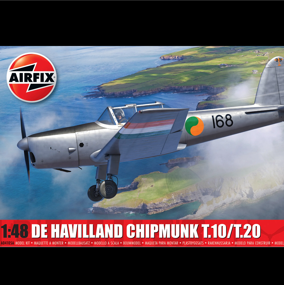 Airfix De Havilland Chipmunk T.10 T.20 1:48 scale plastic model kit aircraft