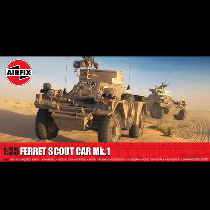 Airfix Ferret Scout Car Mk.1 1:35 scale plastic model kit armoured vehicle