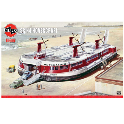 Airfix SRN4 Hovercraft 1:144 Vintage Classics model kit Mountbatten Class cross Channel hovercraft