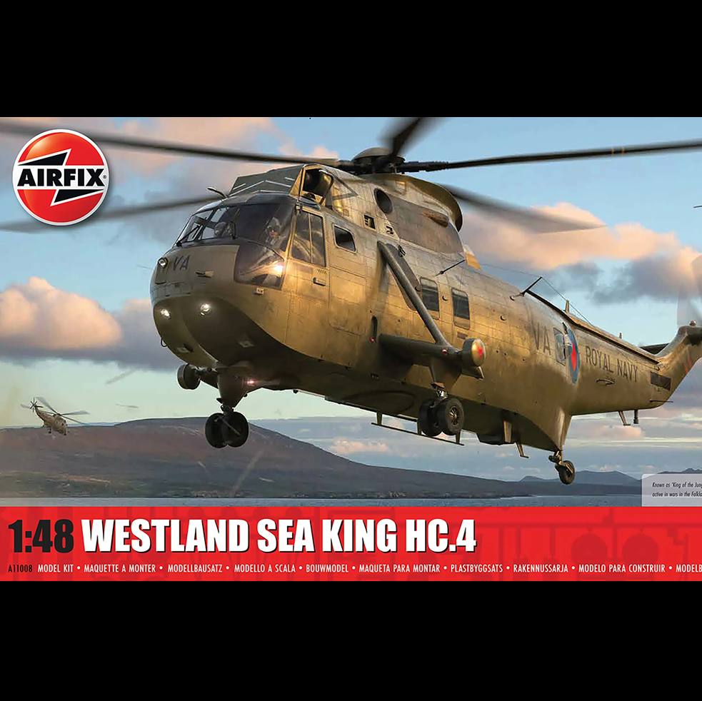 Airfix Westland Sea King HC.4 1:48 scale plastic model kit helicopter