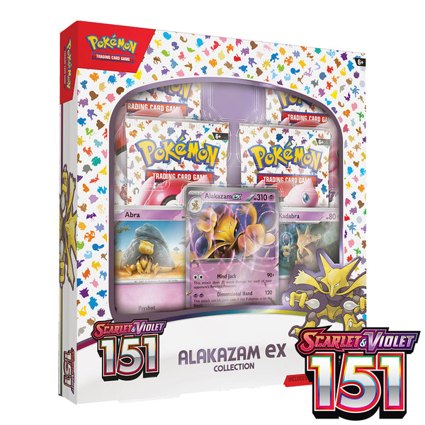 Pokémon 151 Alakazam ex Collection Box